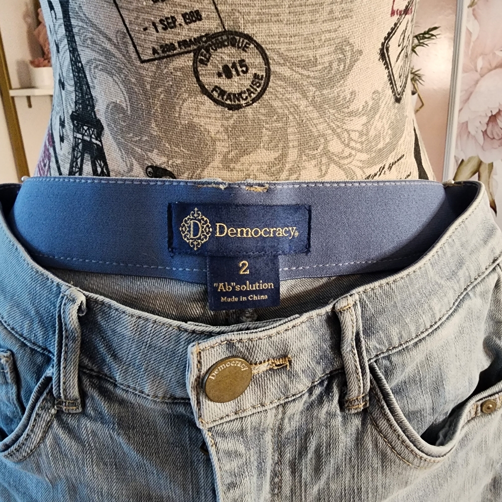 Democracy Light Blue Flare Jeans - Picture 3 of 6